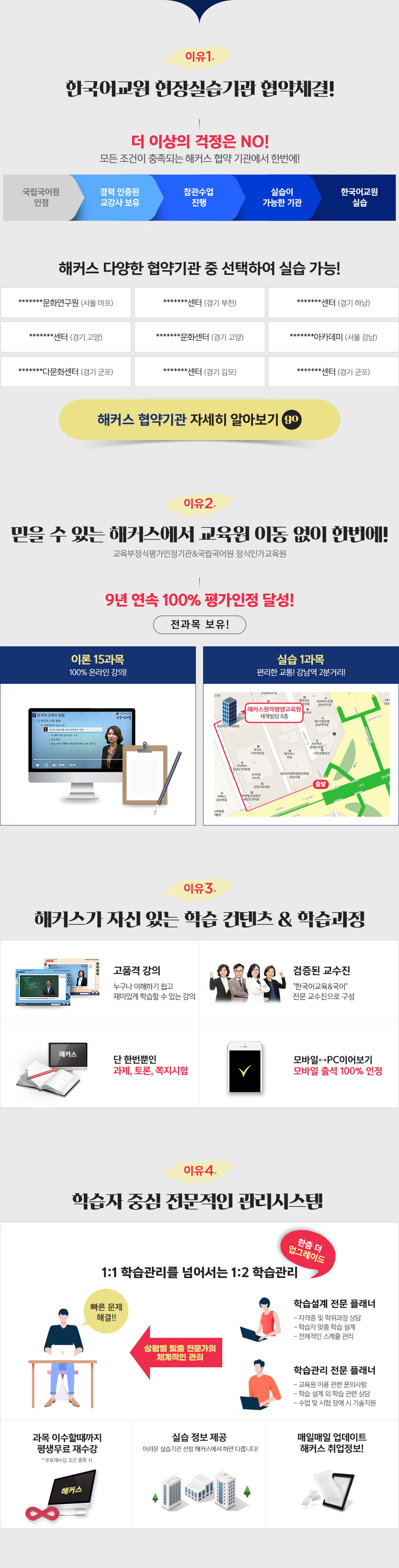 한울원격평생교육원 한국어교원2급 학습과정
