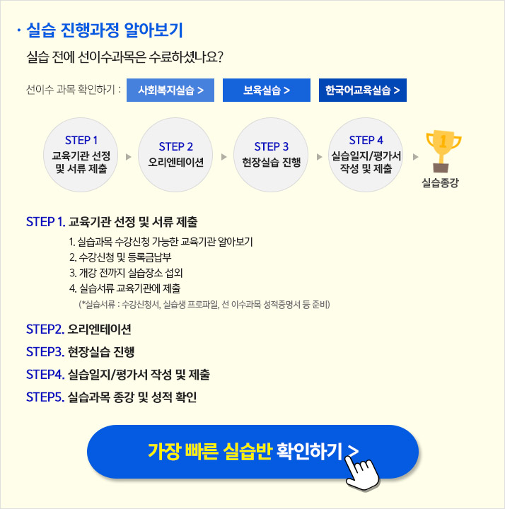 실습진행과정 알아보기